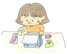 身辺処理のできるこども